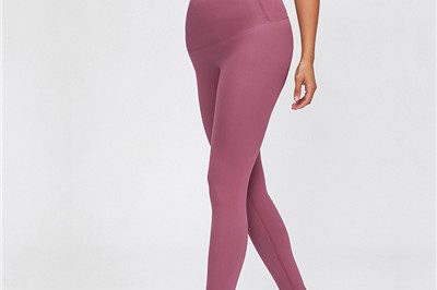 Breathable butt lift high waist maternity leggings (2)