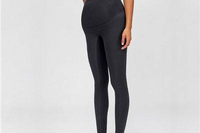 High waist comfortable maternity seamless leggings (3)