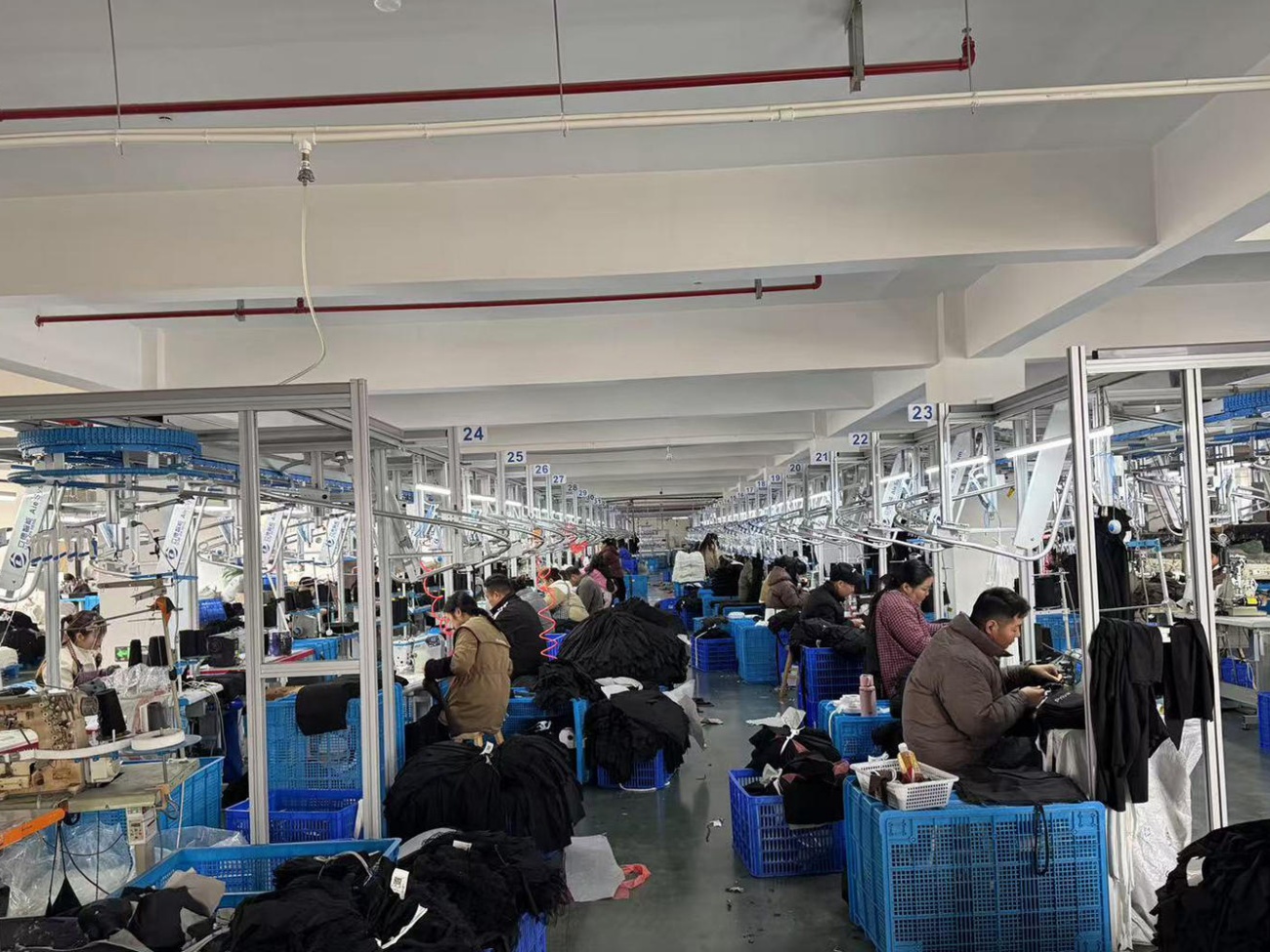 Automated Garment Hanging Sewing Line